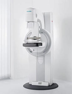 野々市中央院に導入されているマンモグラフィ装置 MAMMOMAT Fusion