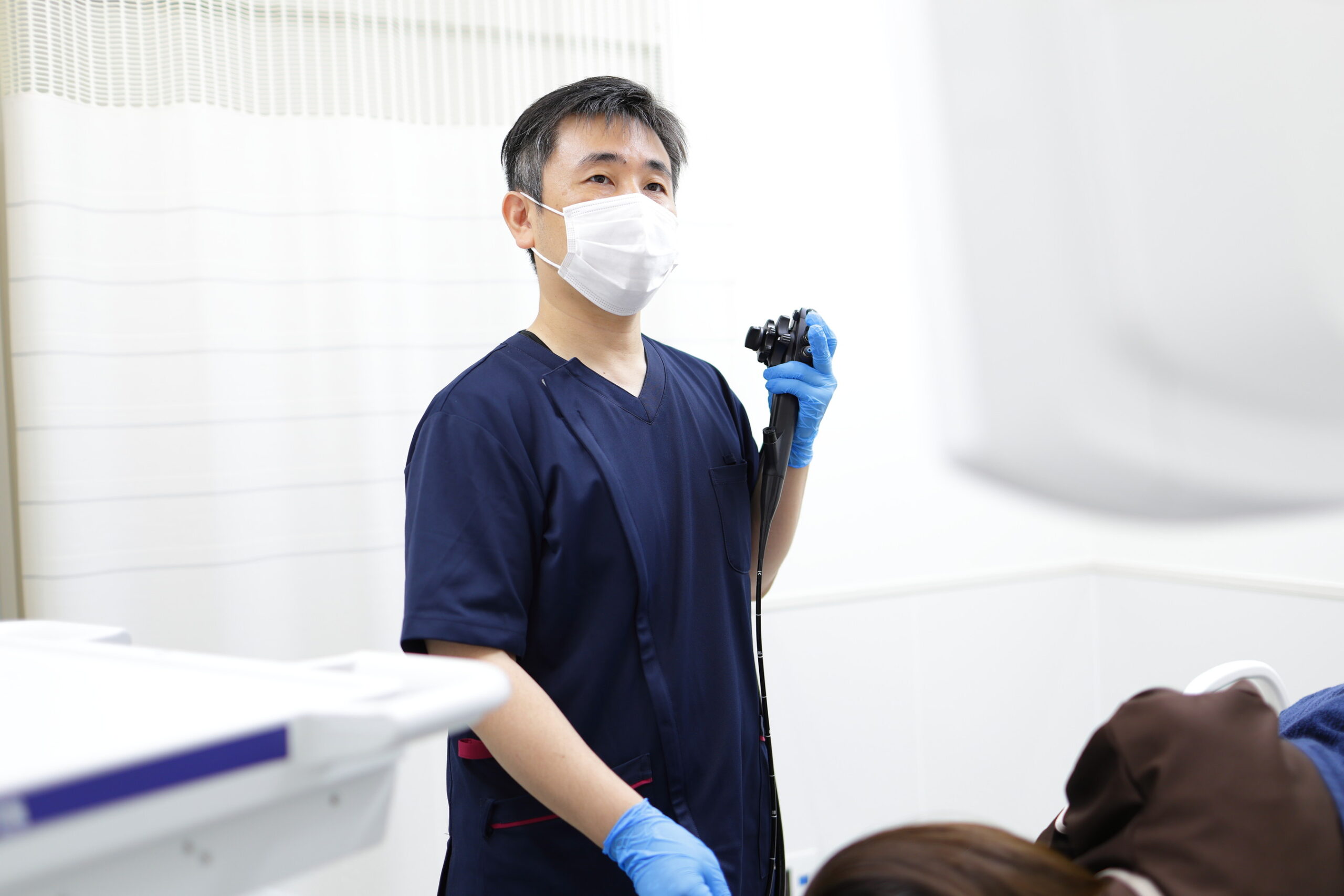 内視鏡検査の様子（野々市中央院）